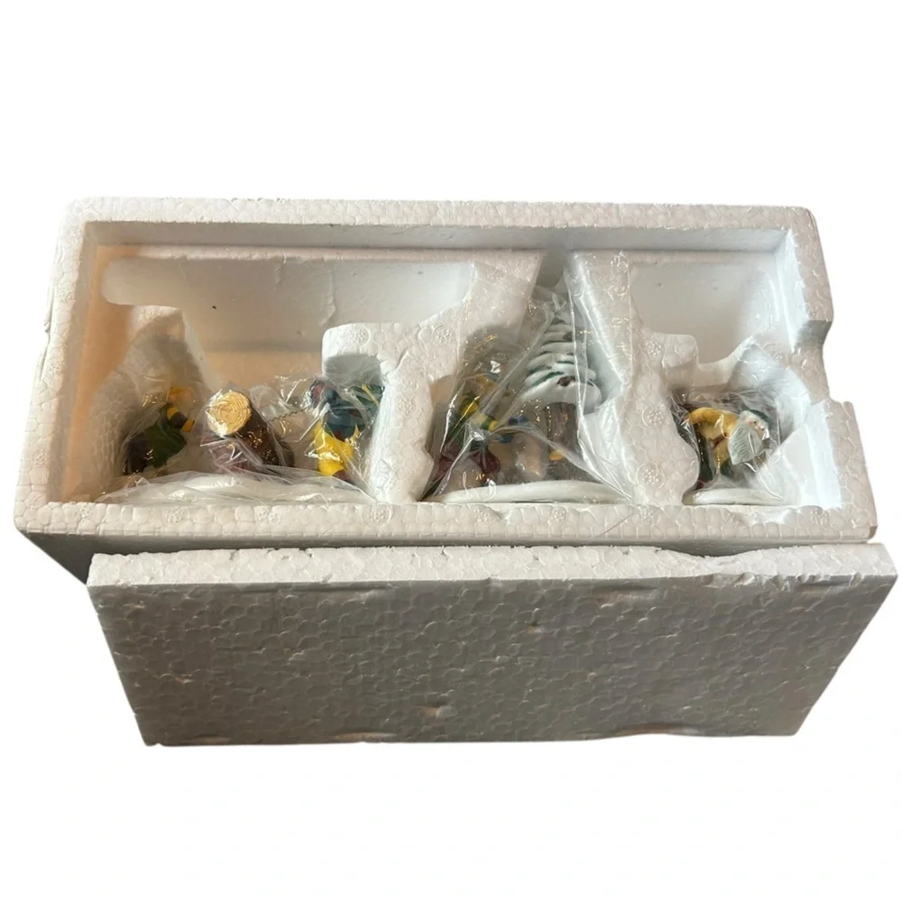Dept. 56 WOODSMEN ELVES Set of 3 Heritage Village Collection #5630-8 in Box
